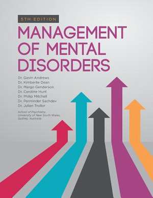  Management of Mental Disorders de Dr Gavin Andrews