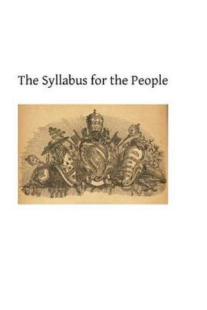 The Syllabus for the People de Monk of St Augustines