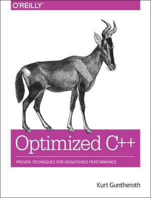 Optimized C++ de Kurt Guntheroth