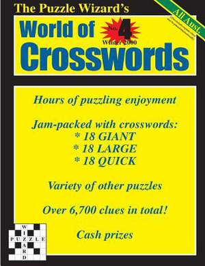 World of Crosswords No. 4 de The Puzzle Wizard