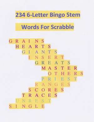 234 6-Letter Bingo Stem Words de Bob &. Espy Navarro