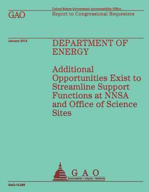 Department of Energy de Government Accountability Office (U S )