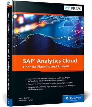 SAP Analytics Cloud: Financial Planning and Analysis de Satwik Das