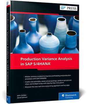 Production Variance Analysis in SAP S/4HANA de John Jordan