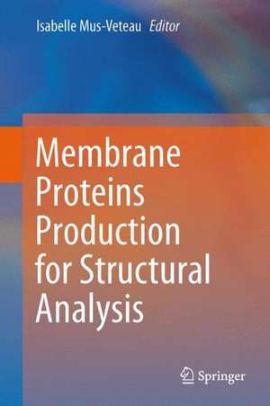 Membrane Proteins Production for Structural Analysis de Isabelle Mus-Veteau