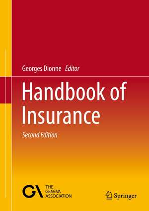 Handbook of Insurance de Georges Dionne