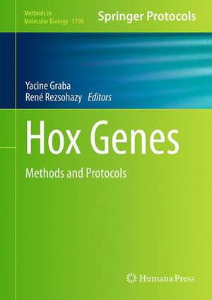 Hox Genes: Methods and Protocols de Yacine Graba