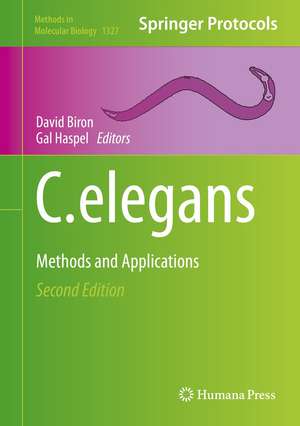 C. elegans: Methods and Applications de David Biron