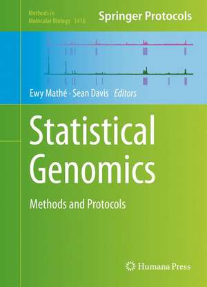 Statistical Genomics: Methods and Protocols de Ewy Mathé