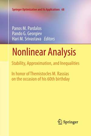 Nonlinear Analysis de Panos M. Pardalos