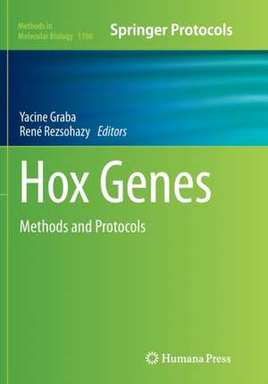 Hox Genes: Methods and Protocols de Yacine Graba