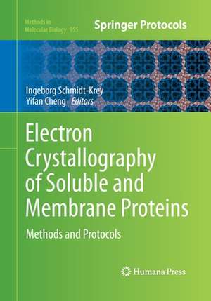 Electron Crystallography of Soluble and Membrane Proteins: Methods and Protocols de Ingeborg Schmidt-Krey