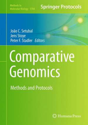 Comparative Genomics: Methods and Protocols de João C. Setubal