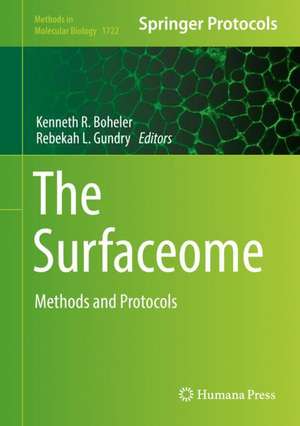 The Surfaceome: Methods and Protocols de Kenneth R. Boheler