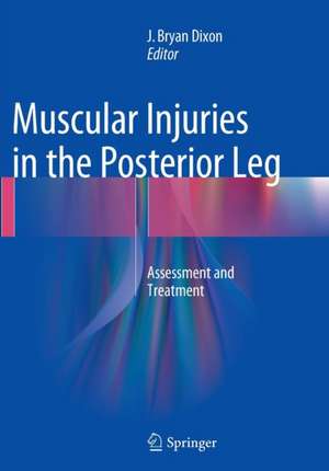 Muscular Injuries in the Posterior Leg: Assessment and Treatment de J. Bryan Dixon