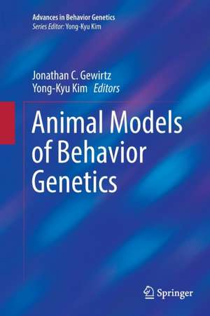 Animal Models of Behavior Genetics de Jonathan C. Gewirtz