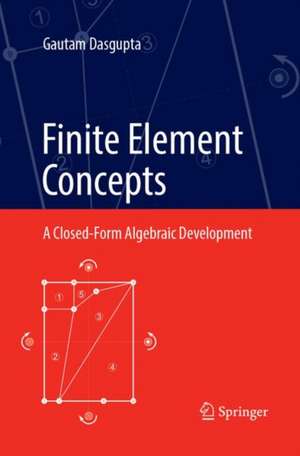 Finite Element Concepts de Gautam Dasgupta