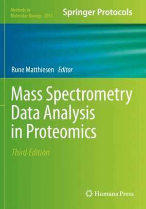 Mass Spectrometry Data Analysis in Proteomics de Rune Matthiesen