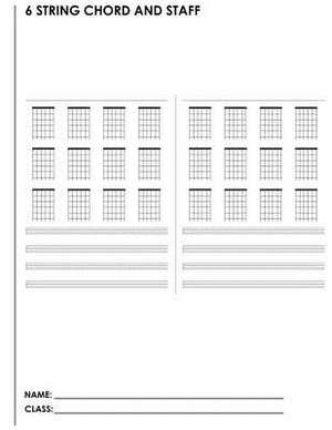 6 String Chord and Staff de Joe Dolan