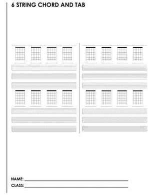 6 String Chord and Tab de Joe Dolan