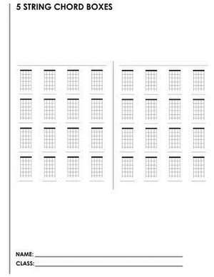 5 String Chord Boxes de Joe Dolan