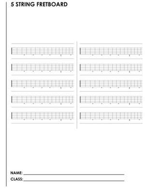 5 String Fretboard de Joe Dolan