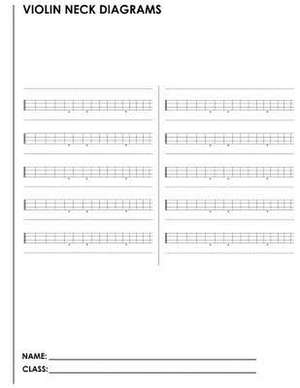 Violin Neck Diagrams de Joe Dolan