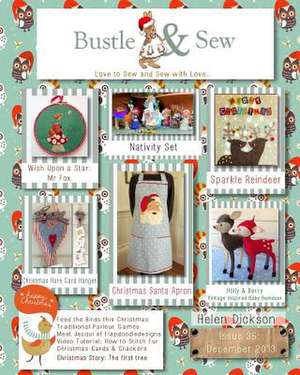 Bustle & Sew Magazine December 2013 de Helen Dickson