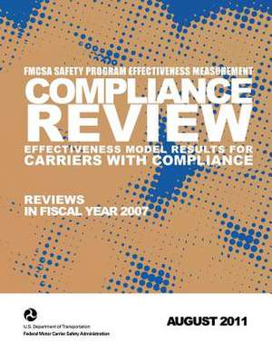 Fmcsa Safety Program Effectiveness Measurement de Federal Motor Carrier Safety Administrat