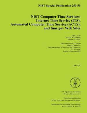 Nist Computer Time Services de U. S. Depar Tment of Commerce