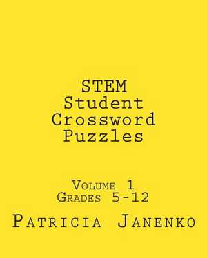 Stem Student Crossword Puzzles de Patricia Janenko