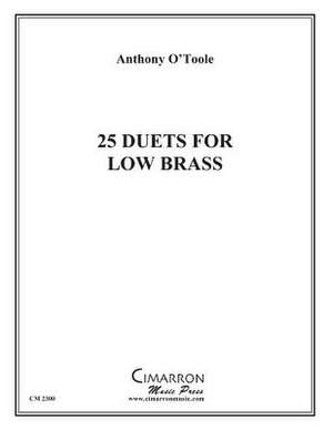 25 Duets for Low Brass de Anthony O'Toole