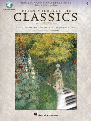 Journey Through the Classics: Book 4 Intermediate Leve Book/Online Audio de Hal Leonard Corp