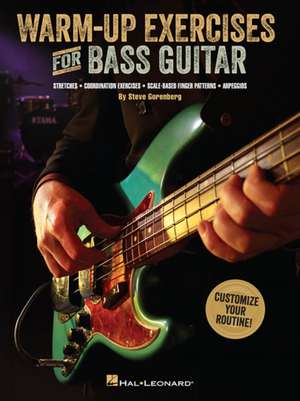 Warm-Up Exercises for Bass Guitar: Vocal Line with Piano Accompaniment de Steve Gorenberg