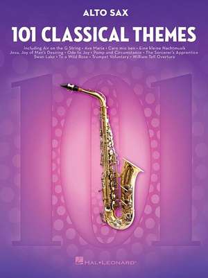 101 Classical Themes for Alto Sax de Hal Leonard Publishing Corporation