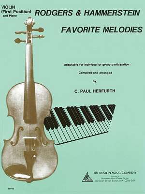 Rodgers & Hammerstein Favorite Melodies: For Violin and Piano de Richard Rodgers