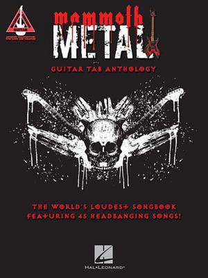 Mammoth Metal Guitar Tab Anthology de Hal Leonard Corp