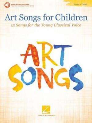 Art Songs For Children de Hal Leonard Publishing Corporation