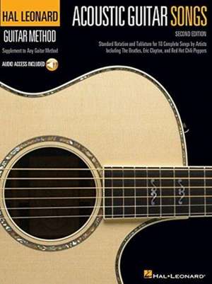 Acoustic Guitar Songs: Supplement to Any Guitar Method de Hal Leonard Corp