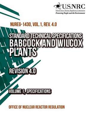 Standard Technical Specifications de Office of Nuclear Reactor Regulation