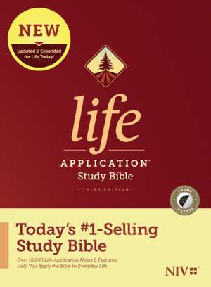 NIV Life Application Study Bible, Third Edition (Hardcover, Indexed) de Tyndale