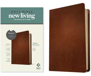 NLT Thinline Reference Bible, Filament Enabled (Genuine Leather, Brown, Red Letter)