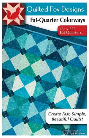 Fat-Quarter Colorways Quilt Pattern de Suzanne Mcneill