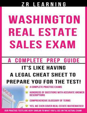 Washington Real Estate Sales Exam Questions de Zr Learning LLC