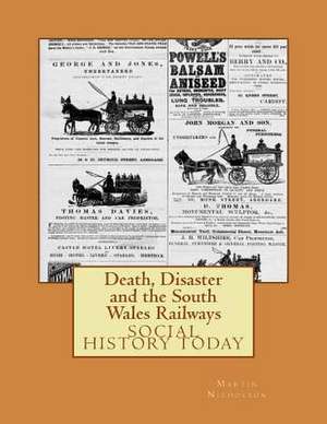 Death, Disaster and the South Wales Railways de Nicholson, MR Martin P.