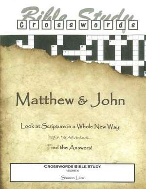 Crosswords Bible Study de Sharon Lanz