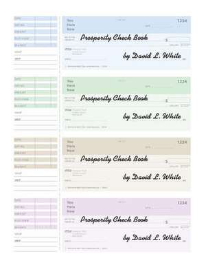 Prosperity Check Book de David L. White