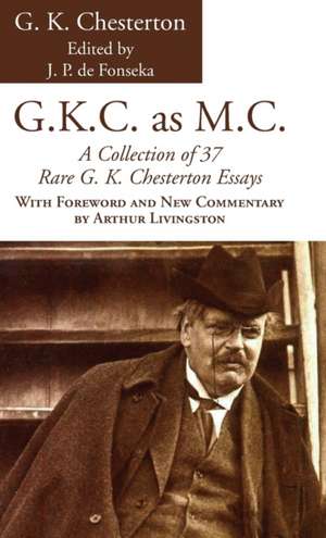 G.K.C. as M.C. de G. K. Chesterton