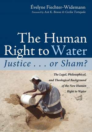 The Human Right to Water de Evelyne Fiechter-Widemann