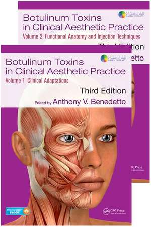 Botulinum Toxins in Clinical Aesthetic Practice 3E: Two Volume Set de Anthony V Benedetto